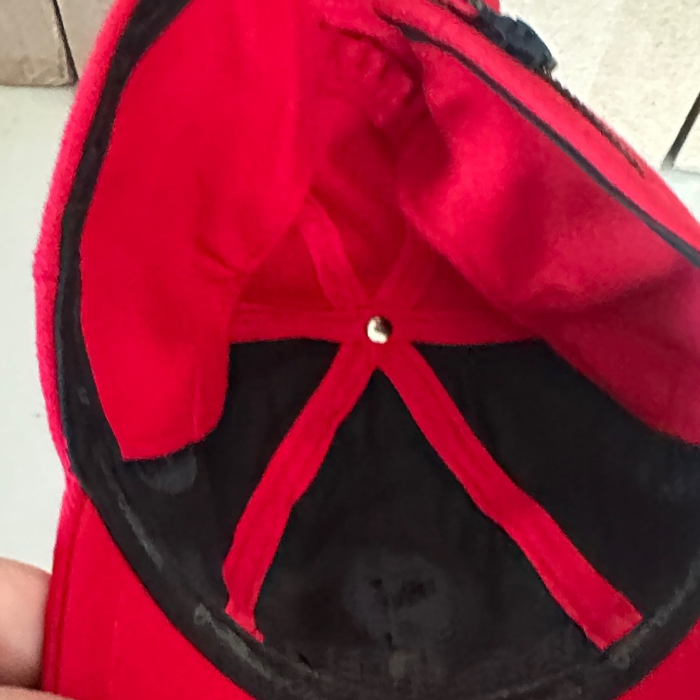 Red Baseball Cap - Picture 4 of 5